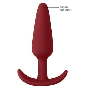 Slim Anal Plug Shots Roșu Thumb 6