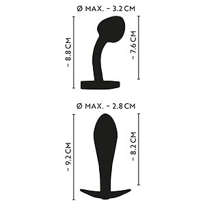ANOS Set 2 Pluguri Anale Metalice curcubeu, Greutate Optimă Thumb 6