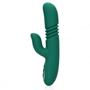 Loveline Rabbit: Penetrare Ritmică, Încălzire 42°C Verde Thumb 2
