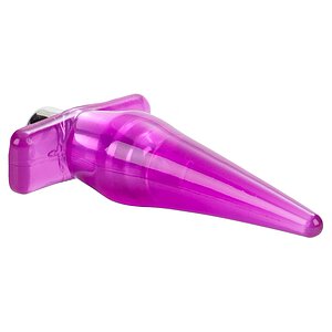 Mini Plug Anal CalExotics — Compact, 2 Moduri Vibrații Roz Thumb 3