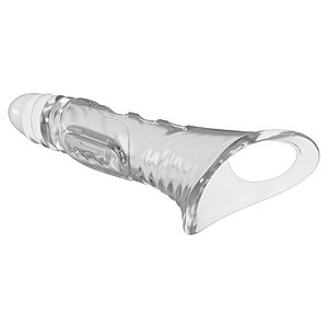 Pretty Love Manșon Penis Din TPE, Extensie Discretă Transparent Thumb 3