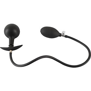 Dop Anal Gonflabil You2Toys — Umflare Controlată Negru Thumb 1