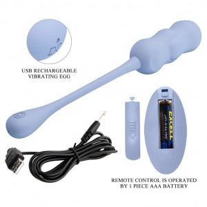 Pretty Love Leshy Blue — Ou Vibrant Compact, Telecomandă Albastru Thumb 11