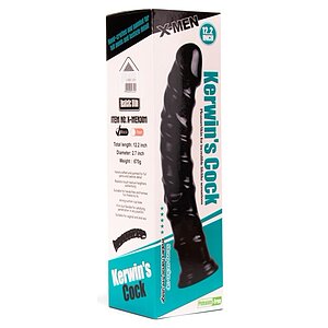 Dildo Realistic Kerwins Penis X-Men 31cm Negru Thumb 3