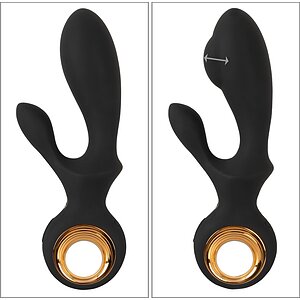 Eternal Rabbit Gonflabil — 3 Motoare, 10 Moduri, USB Negru Thumb 2