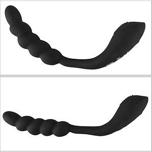 Black Velvets Bendable Dual — 2 Motoare, 10 Moduri, Reîncărcabil Negru Thumb 6