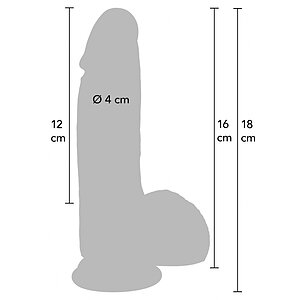 Hidden Desire Dildo Realist 16cm Silicon Dual Thumb 7