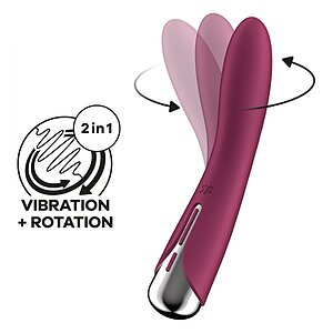 Vibrator Satisfyer Spinning Vibe 1 Roșu Thumb 1