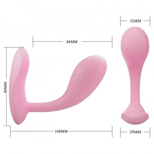 Pretty Love Baird: Vibrator Punctul G 12 Moduri Reîncărcabil Roz Thumb 13