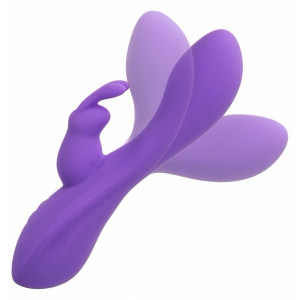 Flex Bend Hold Vibrator Dual 10 Moduri IPX7 Reîncărcabil Mov Thumb 2