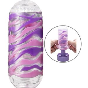 TENGA ARTE Drape - Masturbator Reutilizabil Compact 13,5 cm Transparent Thumb 1