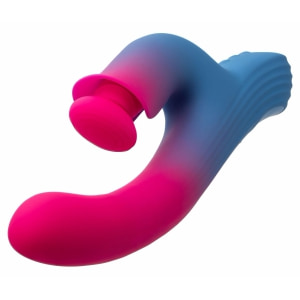 CalExotics Elation Rabbit Dual 3 Motoare +1000 Combinații Roz Thumb 1