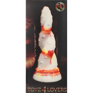Jafarlo Monster – Dildo Din Silicon cu Ventuză Roșu Thumb 5