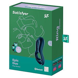 Inel Penis Satisfyer Epic Duo Albastru Thumb 5