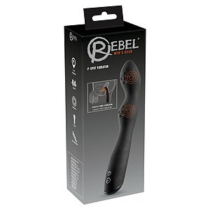 Vibrator Rebel P-Spot Negru Thumb 6