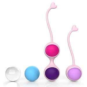 Beautiful Kegel Set: 5 Bile Vaginale Progresive, Discrete Thumb 2