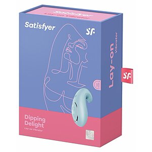 Vibrator Clitoridian Dipping Delight Albastru Thumb 2