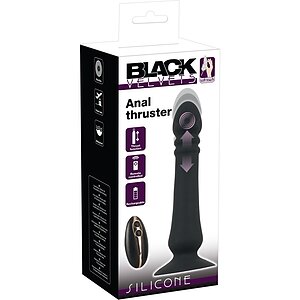 Black Velvets Thruster Anal 7 Moduri, 3 Viteze, Reîncărcabil Negru Thumb 3