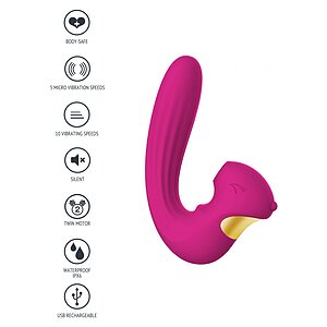 Celestial Love Vibe Stimulator Fuchsia Thumb 8
