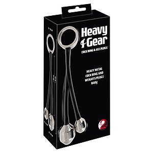 Heavy Gear – Inel Penian Metalic cu 2 Pluguri 31 cm Argintiu Thumb 3