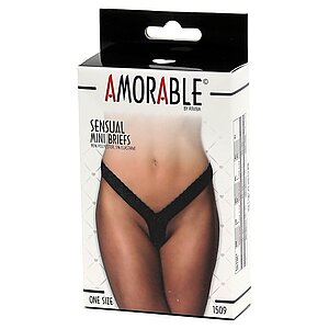 Chilot Amorable Mini Slip Negru S-L Thumb 4
