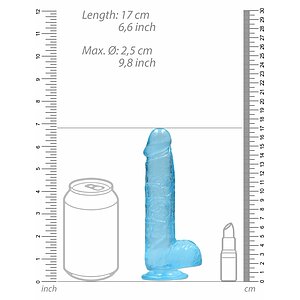 Dildo Shots Realistic Albastru Thumb 5