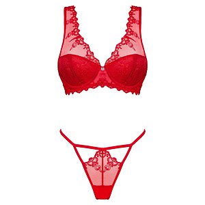 Set Obsessive Lonesia Rosu L-XL Thumb 2