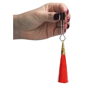 Cleme Sfârcuri Glamour Tassel Roșu Thumb 4