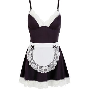 Maids Costume Cottelli Collection Negru S Thumb 2