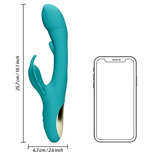 Flapping Butterfly Vibrator Punctul G Albastru Thumb 8