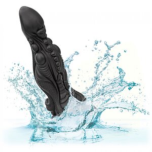 Monster Colossus 24.75 cm – Negru, Ventuză Puternică Thumb 6