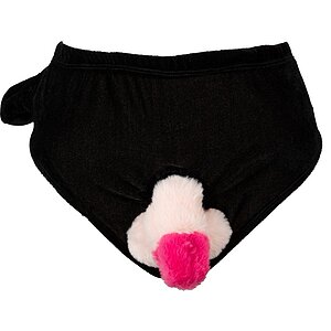 Boxeri cu penis gonflabil, cadou amuzant pentru petreceri Negru Thumb 2