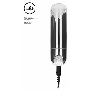 Vibrator Mini 7 Speed Argintiu Thumb 7