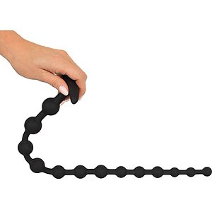 Black Velvets Anal Beads Negru Thumb 5