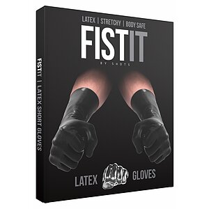 Manusi Latex Short Fist It Negru Thumb 1