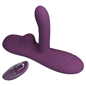 Pretty Love Luka - pad vibrator din silicon ergonomic Mov Thumb 2