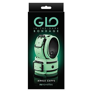 Cătușe Glezne Glo Bondage Alb Thumb 1