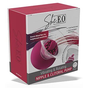 Pompă Rotativă și Vibrantă 5 Moduri Roz Thumb 5