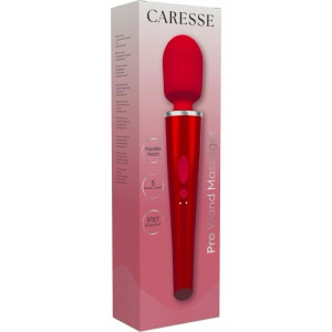 Caresse Pro Wand 8000rpm - 5 Moduri, IPX7, 120 Min Roșu Thumb 14