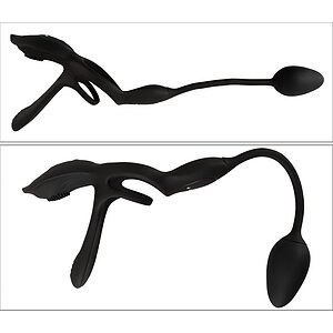 Couples Choice Inel Multifuncțional 5 în 1, Reîncărcabil Negru Thumb 3