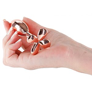 Rear Assets Clover Rose Gold, Dop Anal Din Aluminiu 9.2cm Auriu Thumb 1