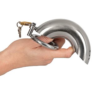 Penis cage curved Argintiu Thumb 5