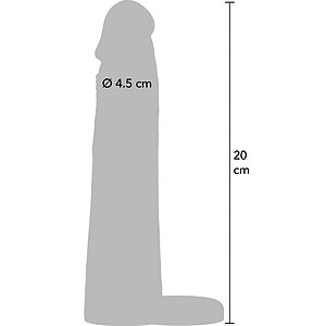 Manșon Hidden Desire 20cm cu Inel Stabil Thumb 5