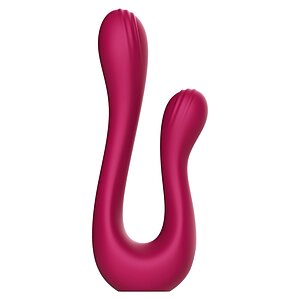 Sync Sensation – Vibrator Dublu, 2 Motoare, 7 Moduri Roz Thumb 2