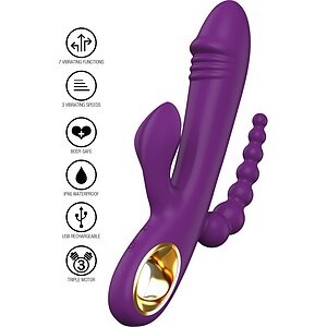 Caleona Triple Temptation ToyJoy 3 Motoare Mov Thumb 2