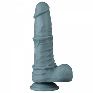 Vibrator Realist Lovetoy Nature Layer 3 Moduri Reîncărcabil Gri Thumb 1