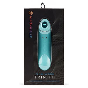 Vibrator Trinitii 3in1 Tongue Albastru Thumb 4