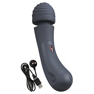 Oh! Wand – Baghetă De Masaj 10 Moduri, Reîncărcabilă Negru Thumb 6