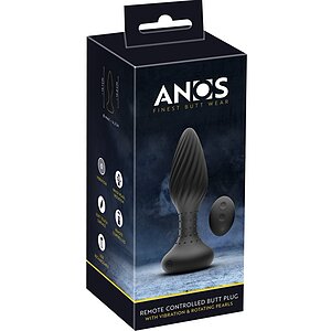 ANOS Plug Anal Rotativ 10 Moduri, Perle Rotative, USB Reîncărcabil Negru Thumb 3