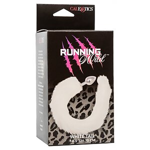 CalExotics Running Wild – Plug Metalic cu Coadă Albă 36.75cm Thumb 4